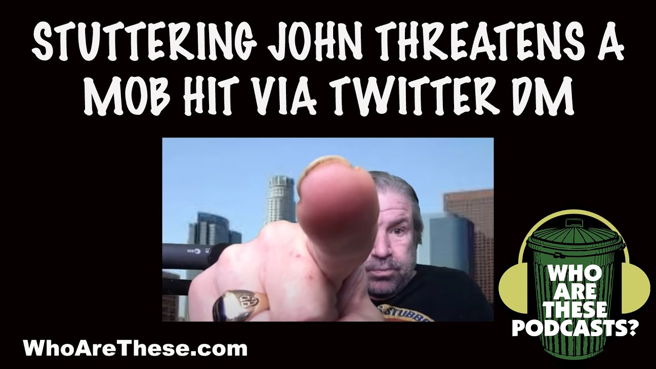 Stuttering John Threatens A Mob Hit Via Twitter DM (screenshot included)