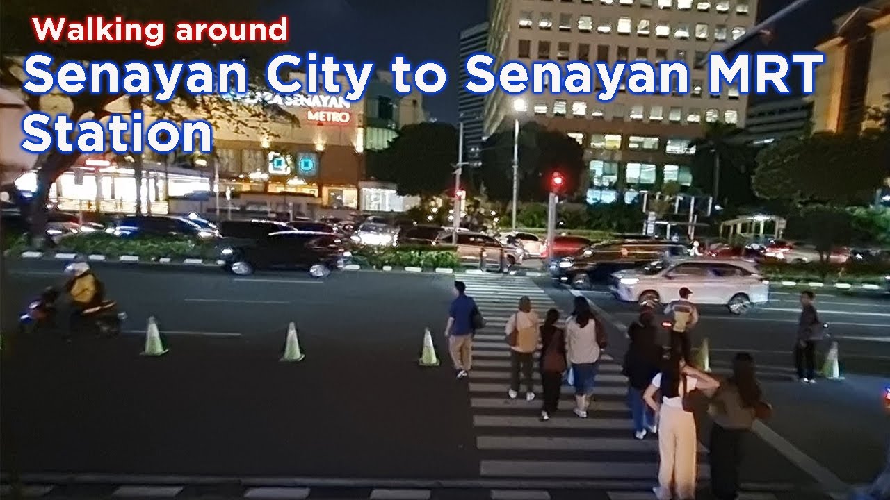 From Senayan City to Senayan MRT Station - Walking around Senayan