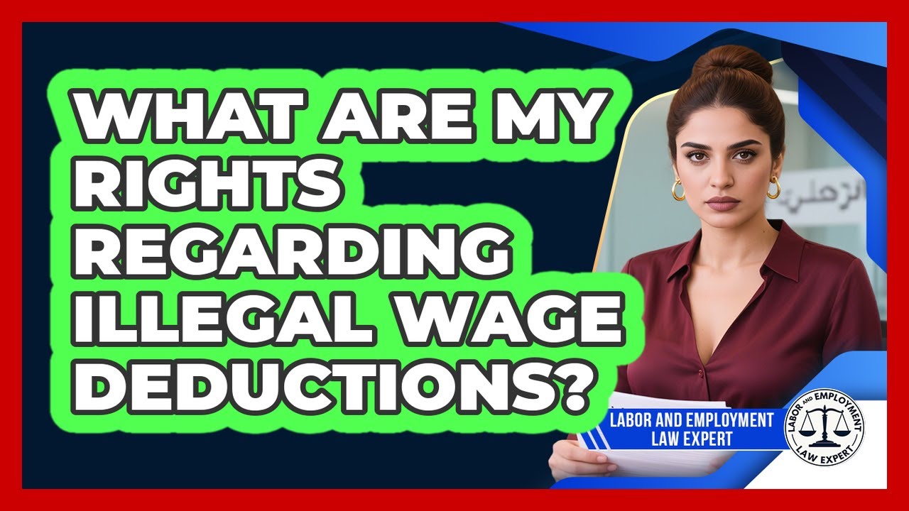 What Are My Rights Regarding Illegal Wage Deductions? - Labor and Employment Law Expert