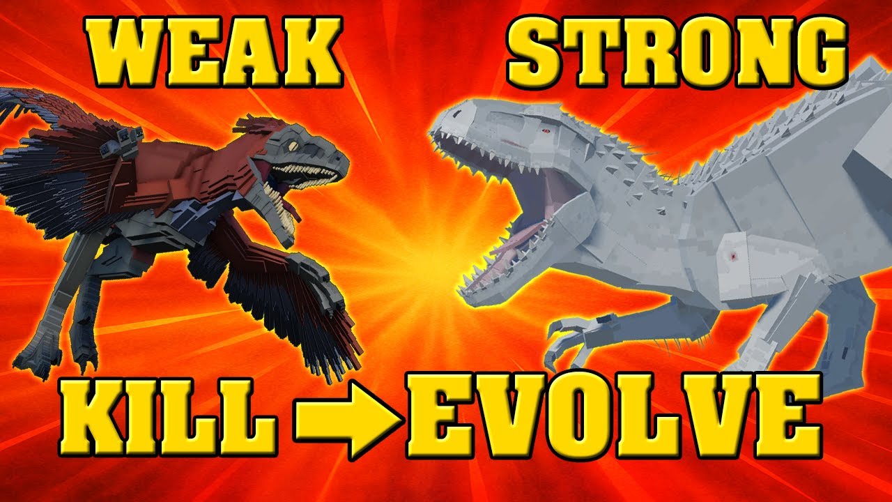 EVERY KILL MAKES ME STRONGER 🦖 | Jurassic Blocky: Dinosaur Evolution!
