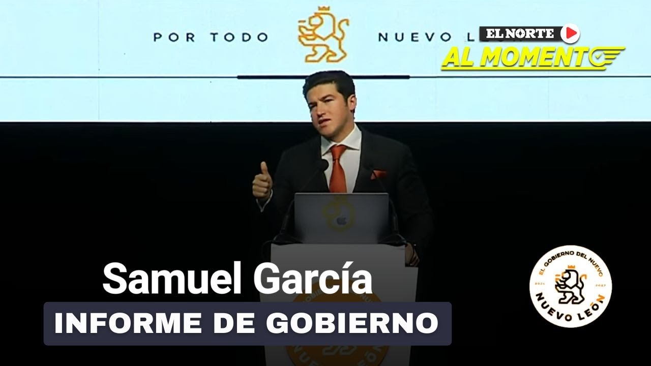 Samuel García presenta su Tercer Informe de Gobierno