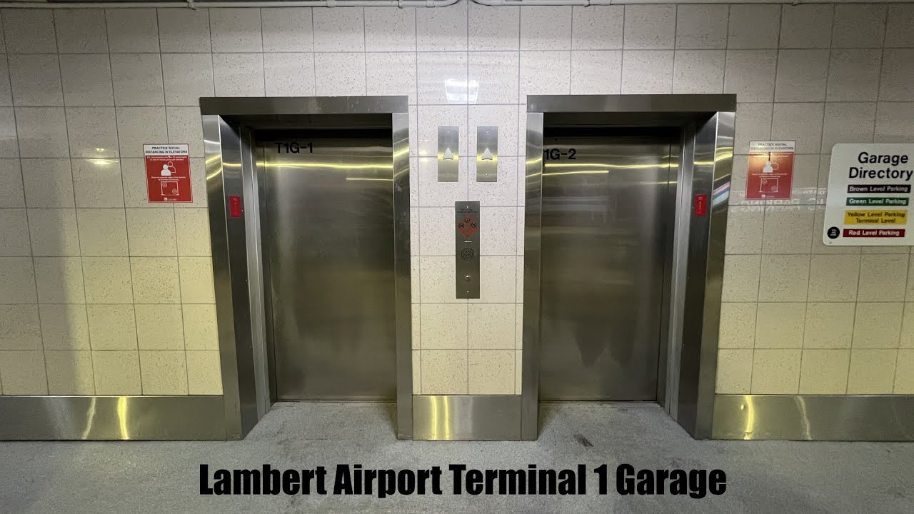 Six Glass Elevators @ Lambert Airport Terminal 1 Garage - St. Louis, MO