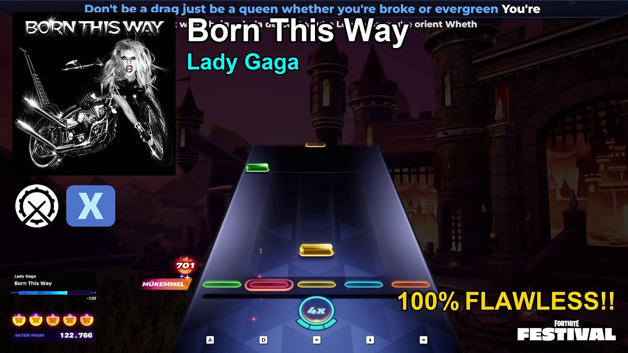 Born This Way Expert Drums 100% FC - Fortnite Festival
