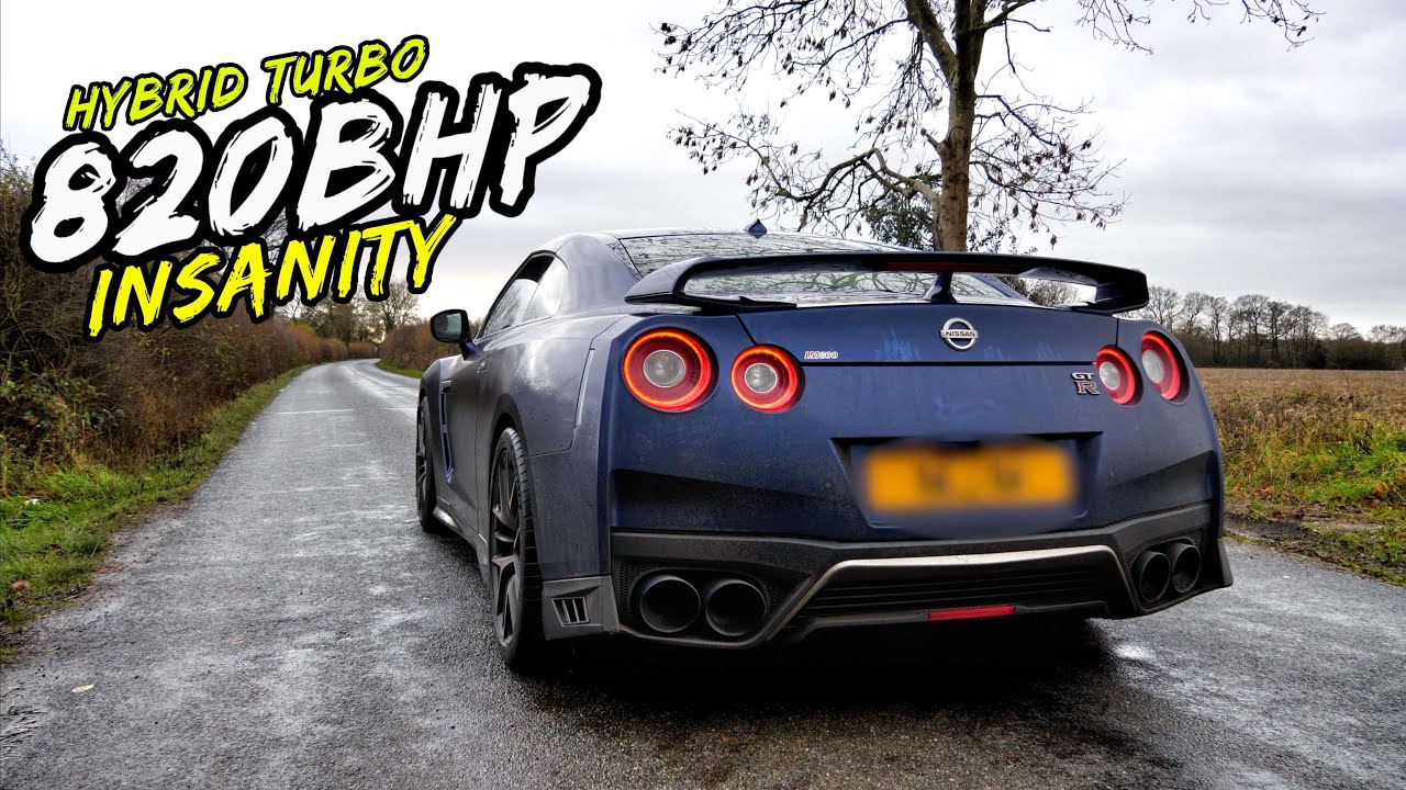 THIS MONSTROUS HYBRID TURBO 820BHP NISSAN GTR IS PURE SAVAGE!