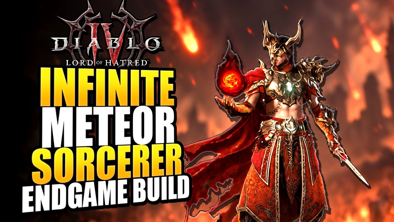 Diablo 4 Sorcerer Build For Season 15 Endgame - Meteor Sorc Is Broken