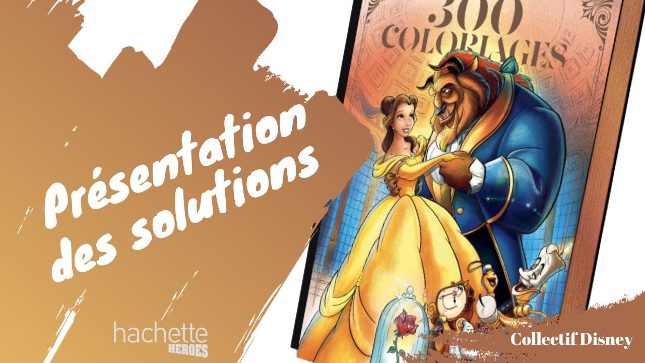 300 coloriages Disney - Présentation des coloriages mystères - Hachette Heroes - Art thérapie
