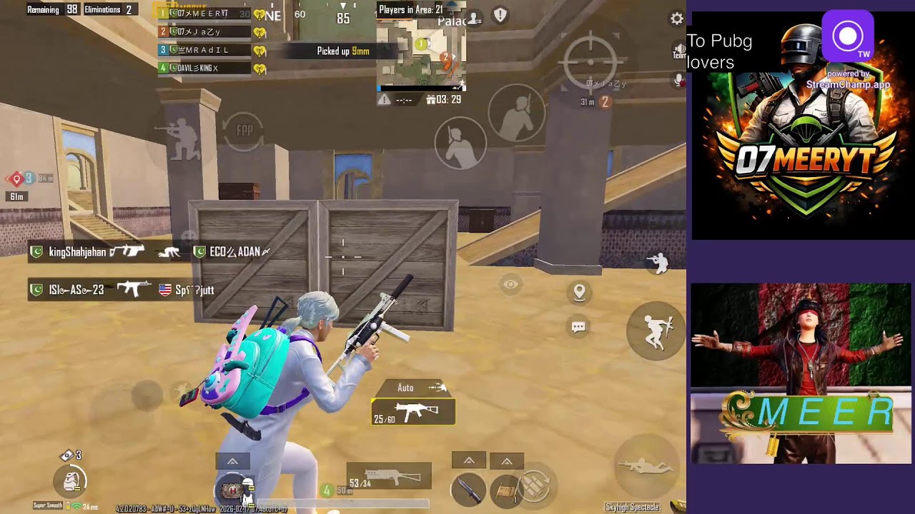 PUBG Live Stream  07meeryt| Full Rush PUBG Gameplay 💥”
