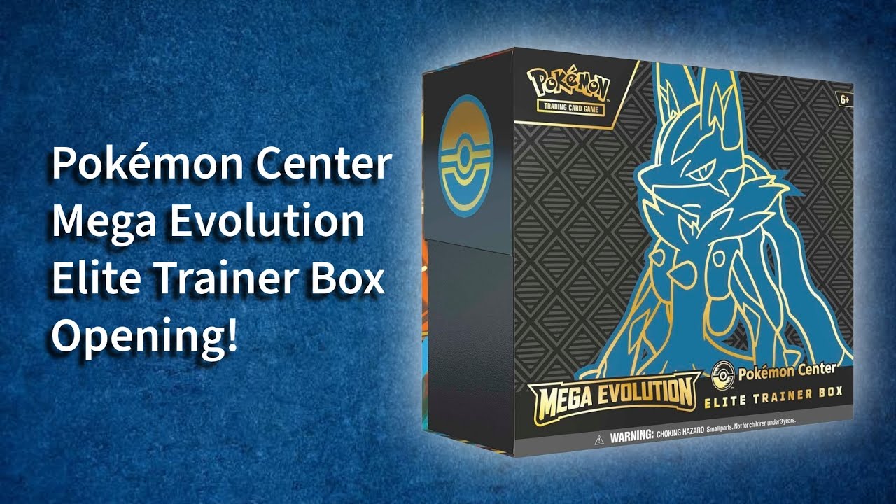 Открытие коробки элитного тренера Pokémon Center Mega Evolution!