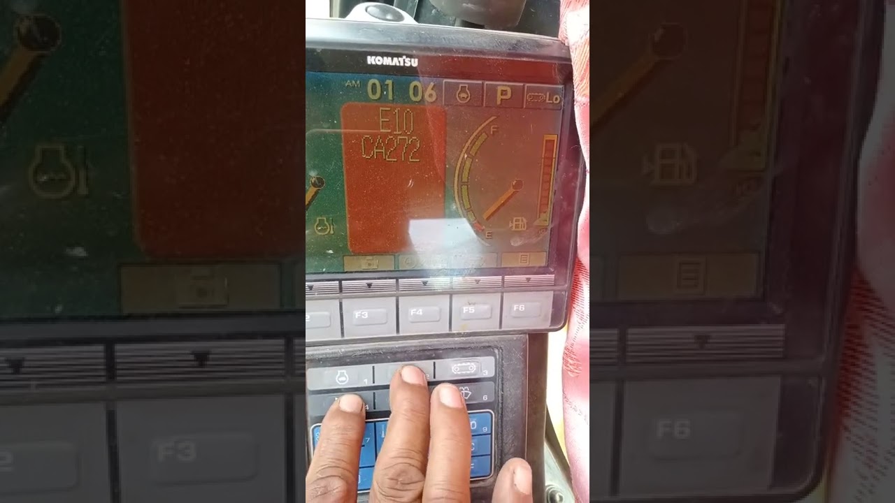 komatsu pc200-8n1, how to open service mode,and see error or fault code...