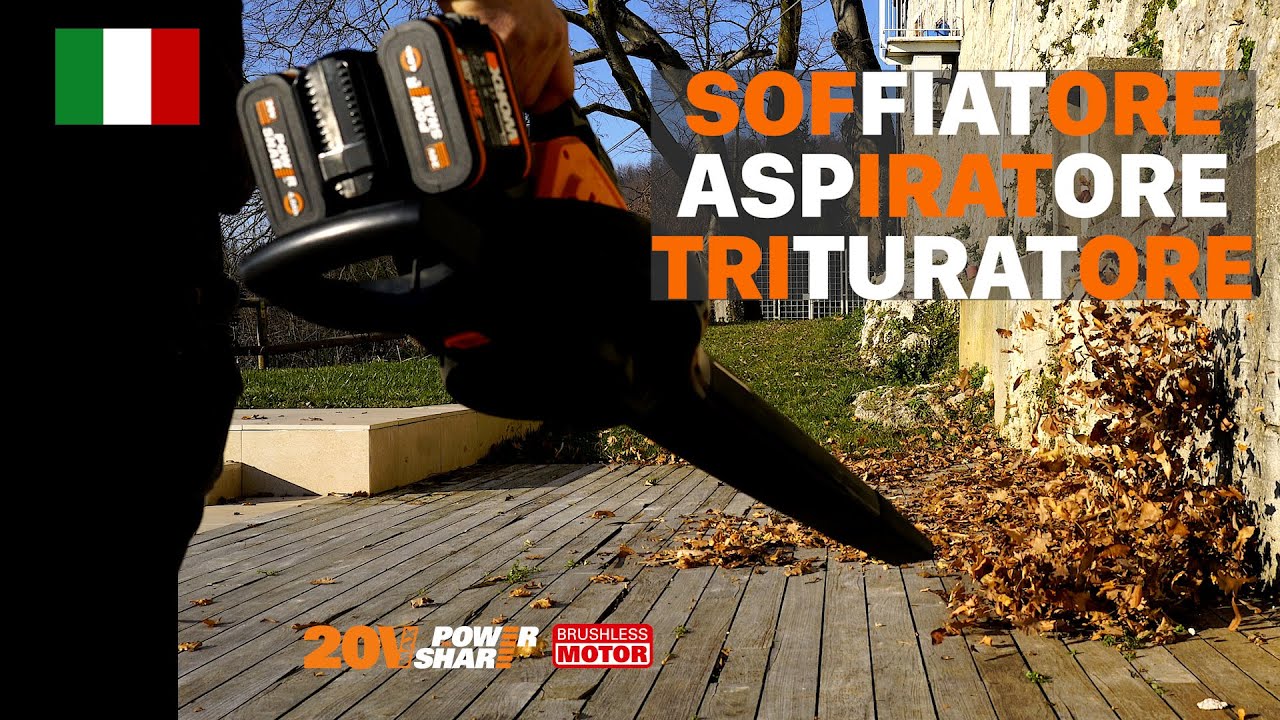 WORX WG583E Soffiatore_Aspiratore_Trituratore 40V   brushless     IT