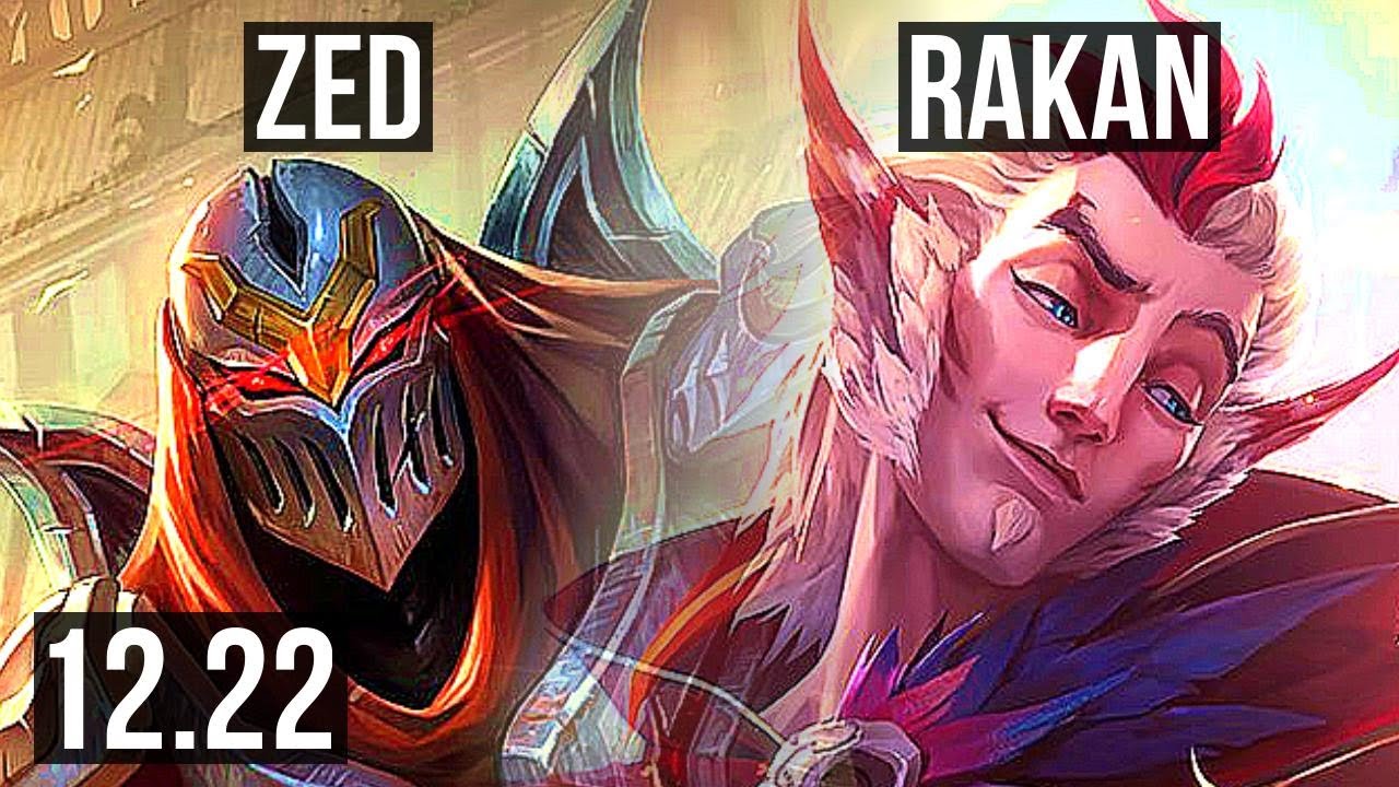 ZED & Samira vs RAKAN & Aphelios (SUP) | 4/0/4, 1.8M mastery, 300+ games | EUW Grandmaster | 12.22