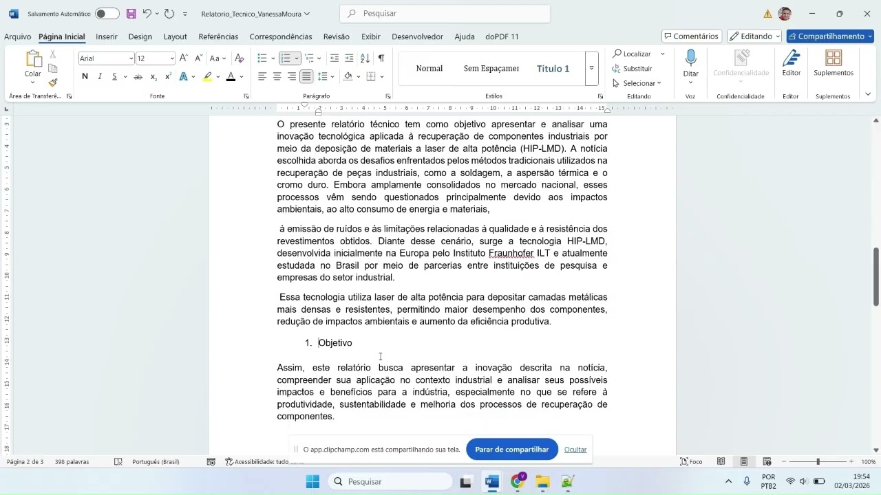 Editor de texto Microsoft Word: formatação de documentos acadêmicos e profissionais