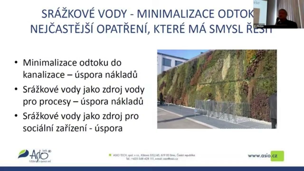 Vodní audity a srážkové vody v průmyslu