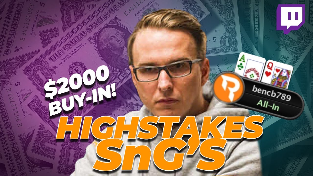 Does Bencb still Crush Highstakes SnG's?! | Twitch poker highlights