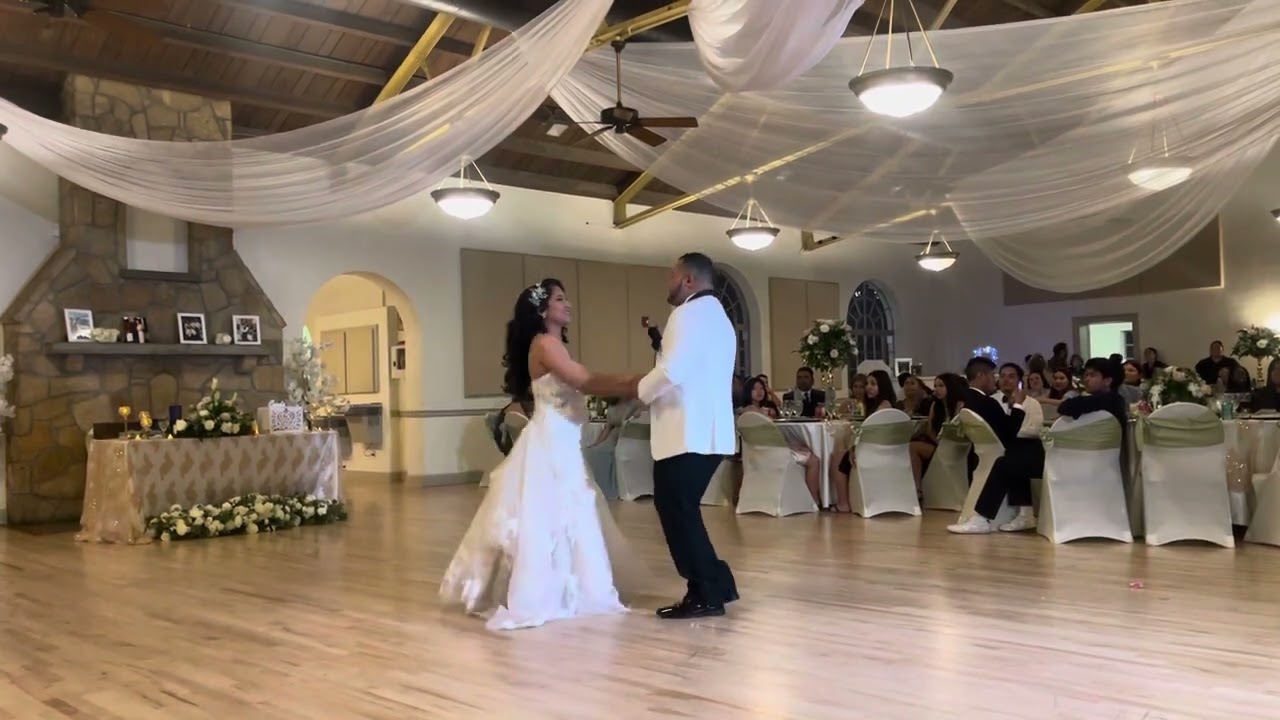“Can’t Take My Eyes Off of You” - FIRST DANCE! In her Allure Wedding Gown