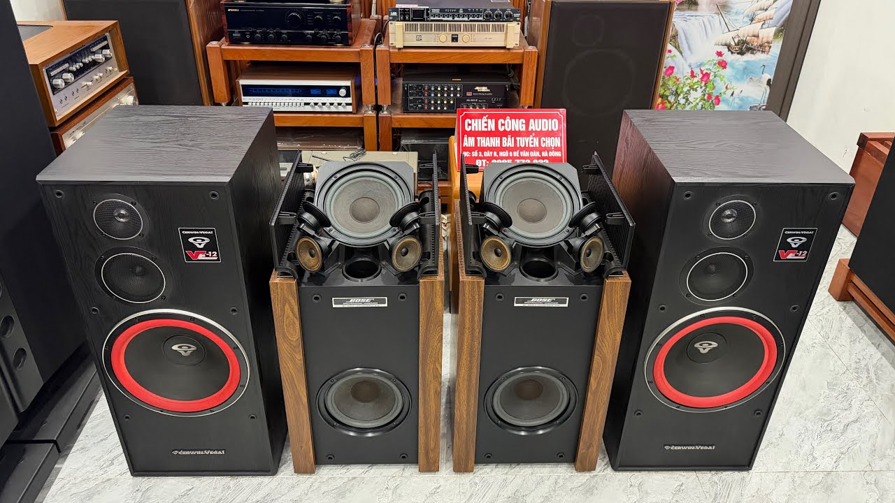 Giá tốt đầu Xuân ạ. Bose 601 seri II và Vega VE-12. Hàng tuyển chọn đẹp xuất sắc. Lh: 0985 773 932