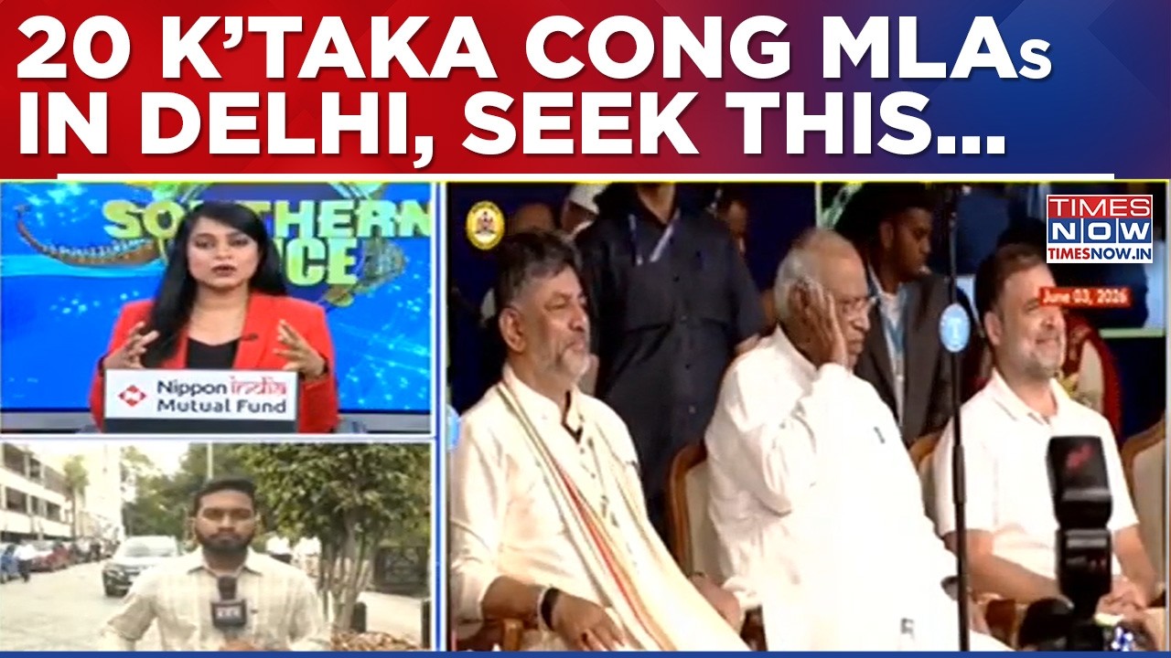 Karnataka Congress Rift Deepens! 20 MLAs Camp In Delhi As DK Shivakumar Faces Fresh Pressure