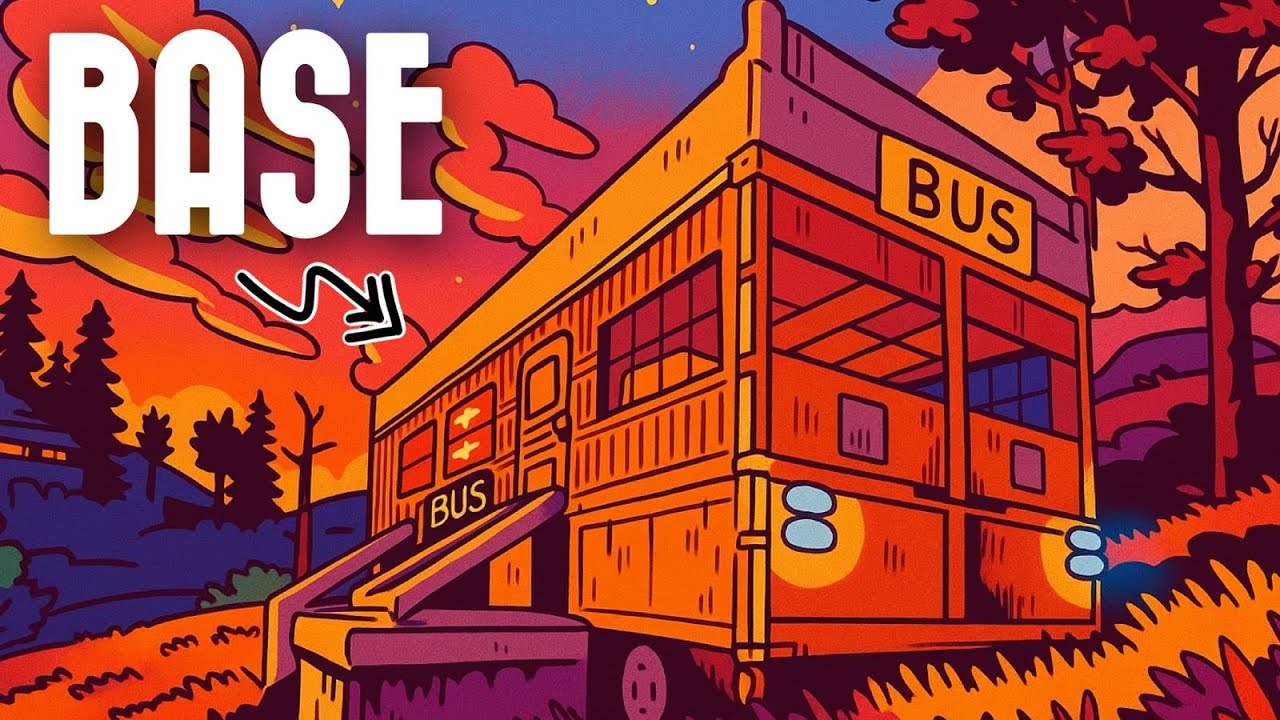 CONSTRUÍ UM ÔNIBUS NO RUST COM LOOT SECRETO! 