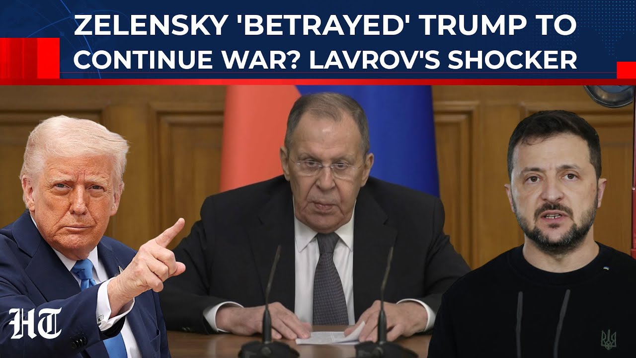 Putin's Diplomat Lavrov Drops Bombshell, Reveals How Zelensky 'Betrayed' Trump To Attack Russia