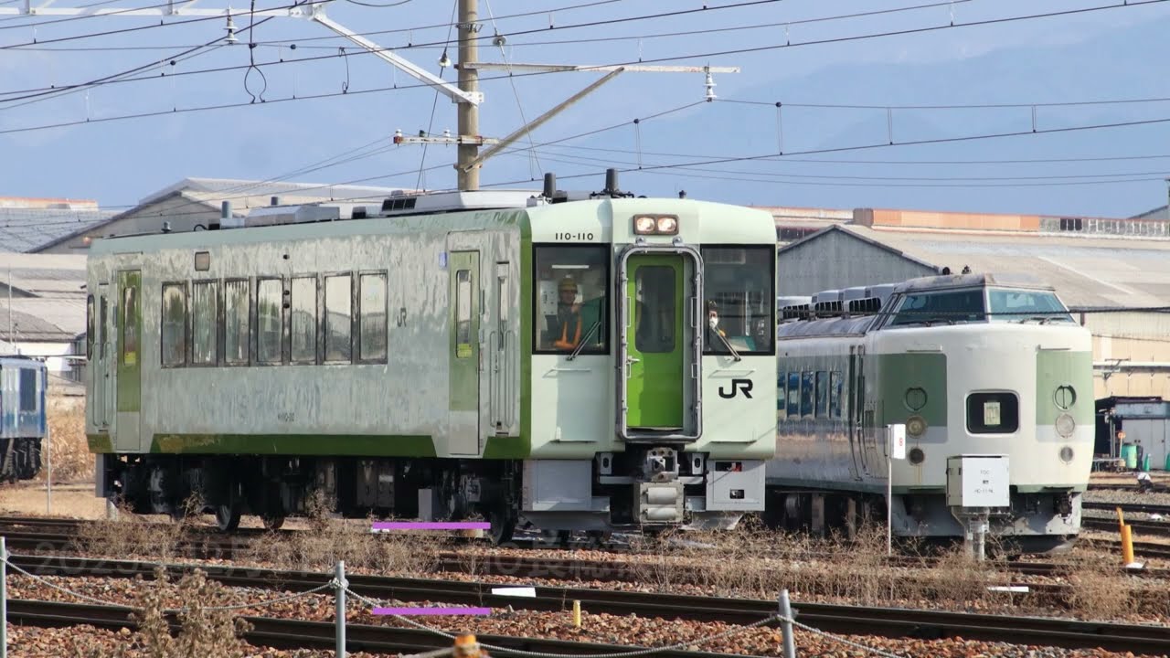 ｷﾊ110-110（小海線統括センター）構内試運転