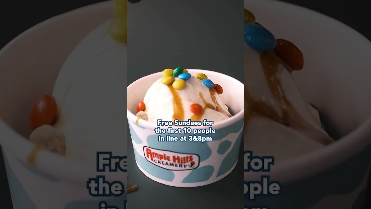 FREE Sundaes on Sundays at Ample Hills