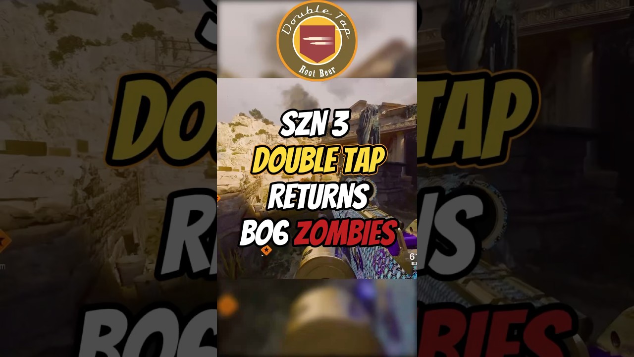 *NEW* #DoubleTap perk leaked in #BO6 #Zombies for SZN 3 👀 #shorts #callofduty