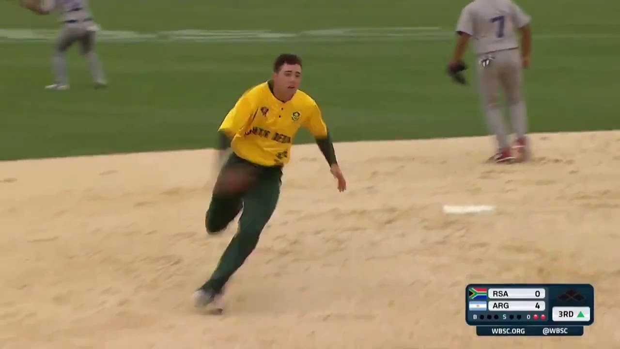 HIGHLIGHTS South Africa v Argentina - U-18 Men's Softball World Cup