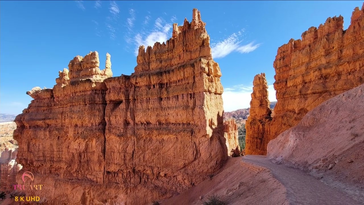 Bryce Canyon #1 Sunrise, Spectacular Scenery of Beautiful and Fresh Morning Colors w Relaxing Music.