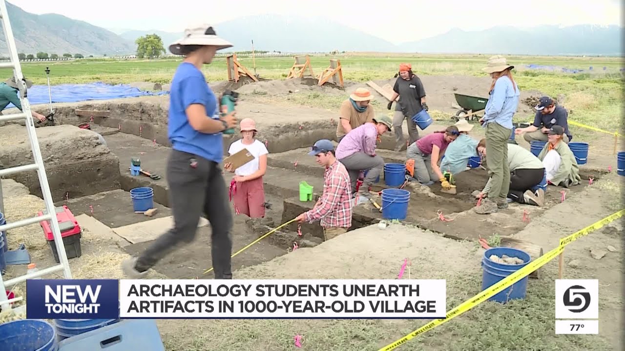 Utah archaeology students unearth artifacts in 1000 year old village