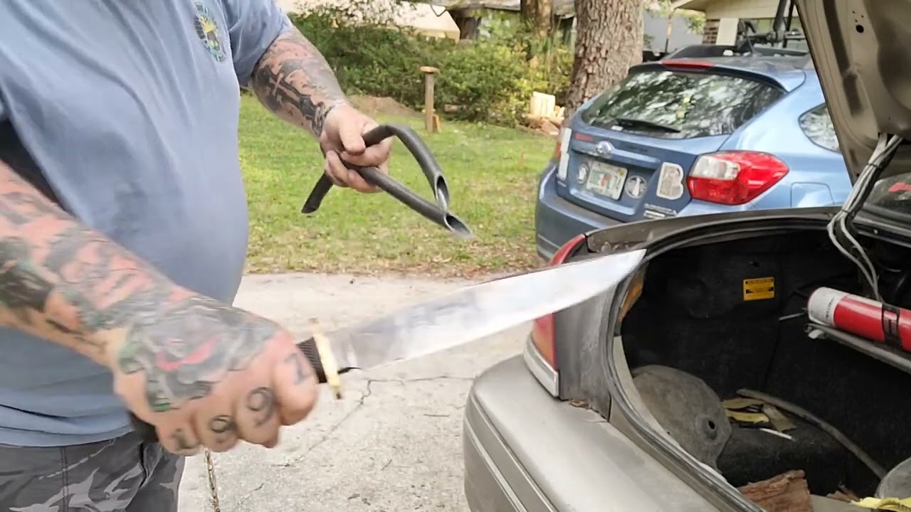 TRAIL MASTER BY COLD STEEL KNIFE REVIEW... BOUT DAMN TIME.. .... @csknives @DonnieBAllDay