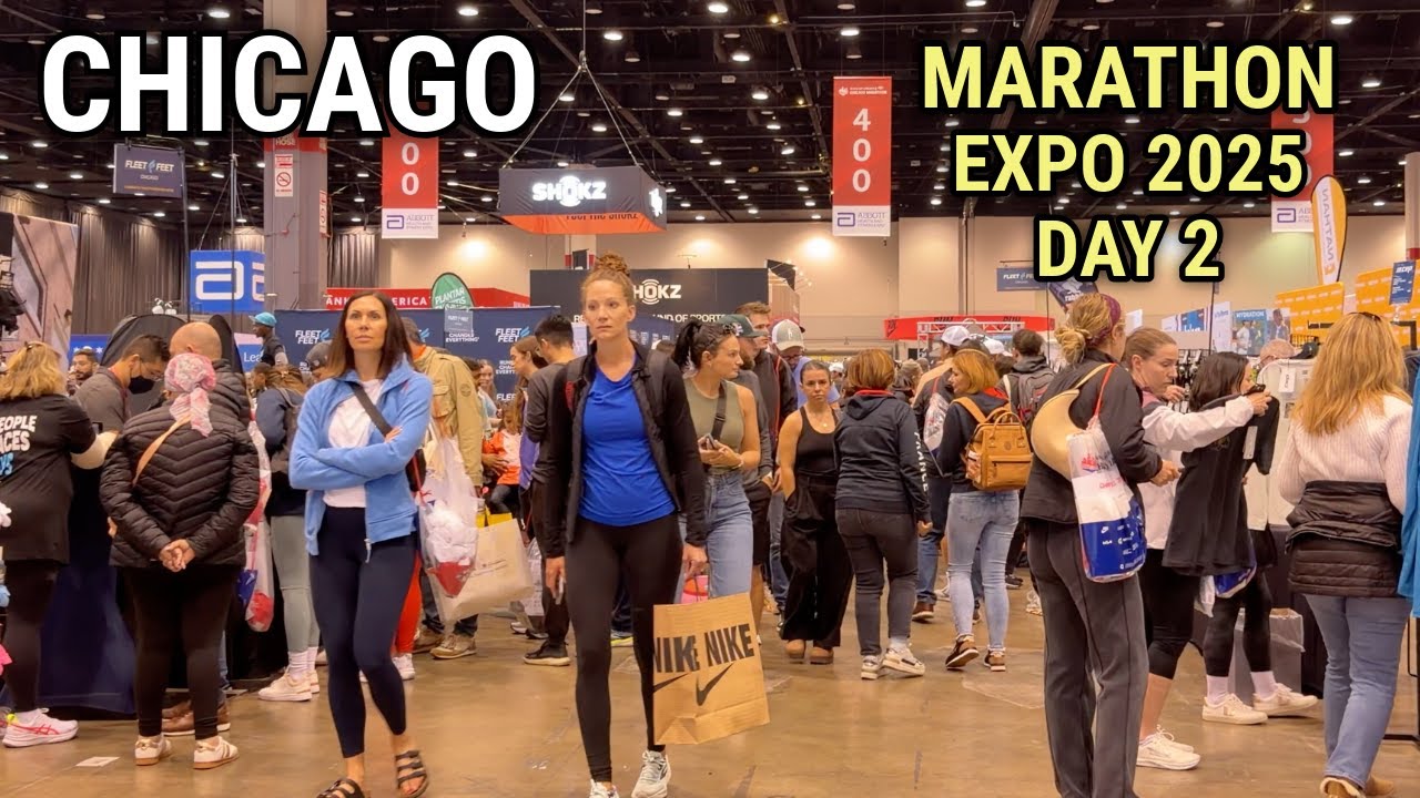 Chicago Marathon Health & Fitness Expo 2025 Day 2 On Thursday | October 10, 2025 |4K McCormick Place
