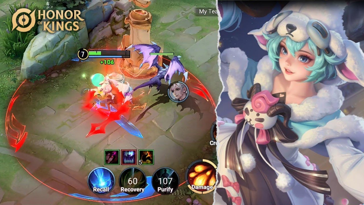 Honor of Kings: Angela (Mage) Gameplay