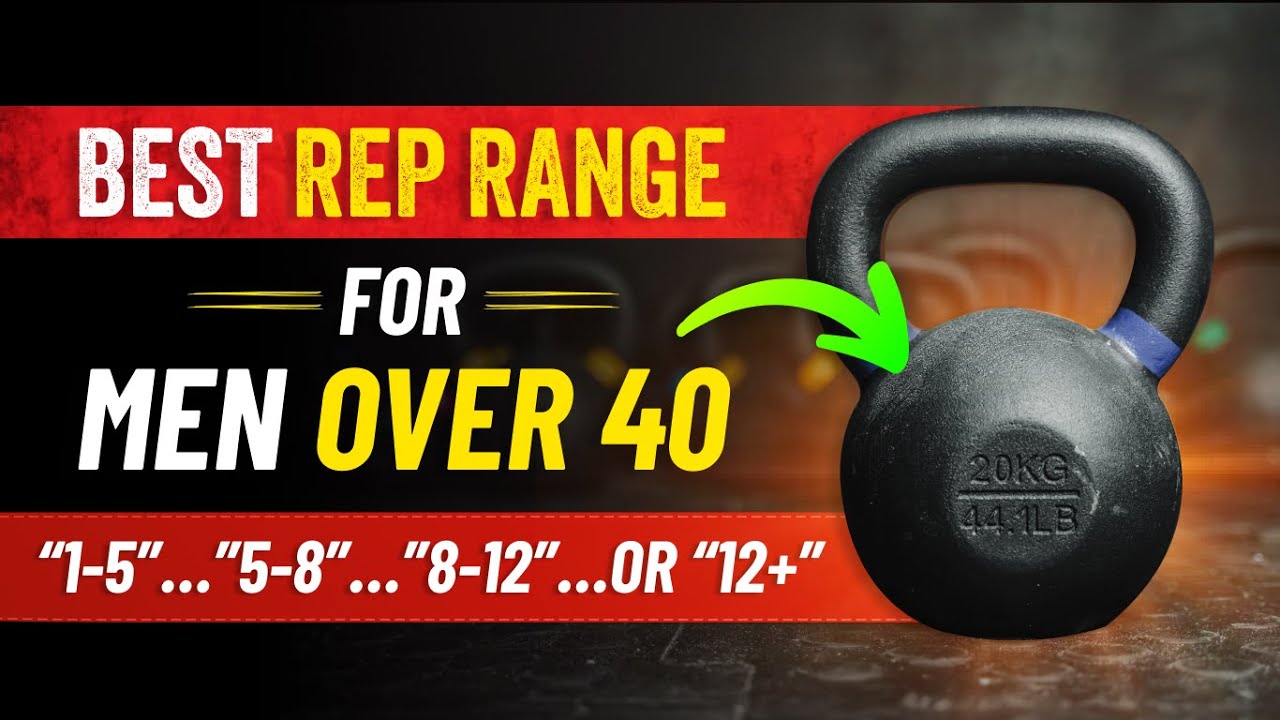 BEST Rep Range For Men Over 40 [ft.  Upper Body Kettlebell Routine] | Coach MANdler