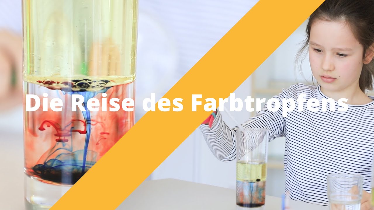 Die Reise des Farbtropfens - Experimente für zuhause