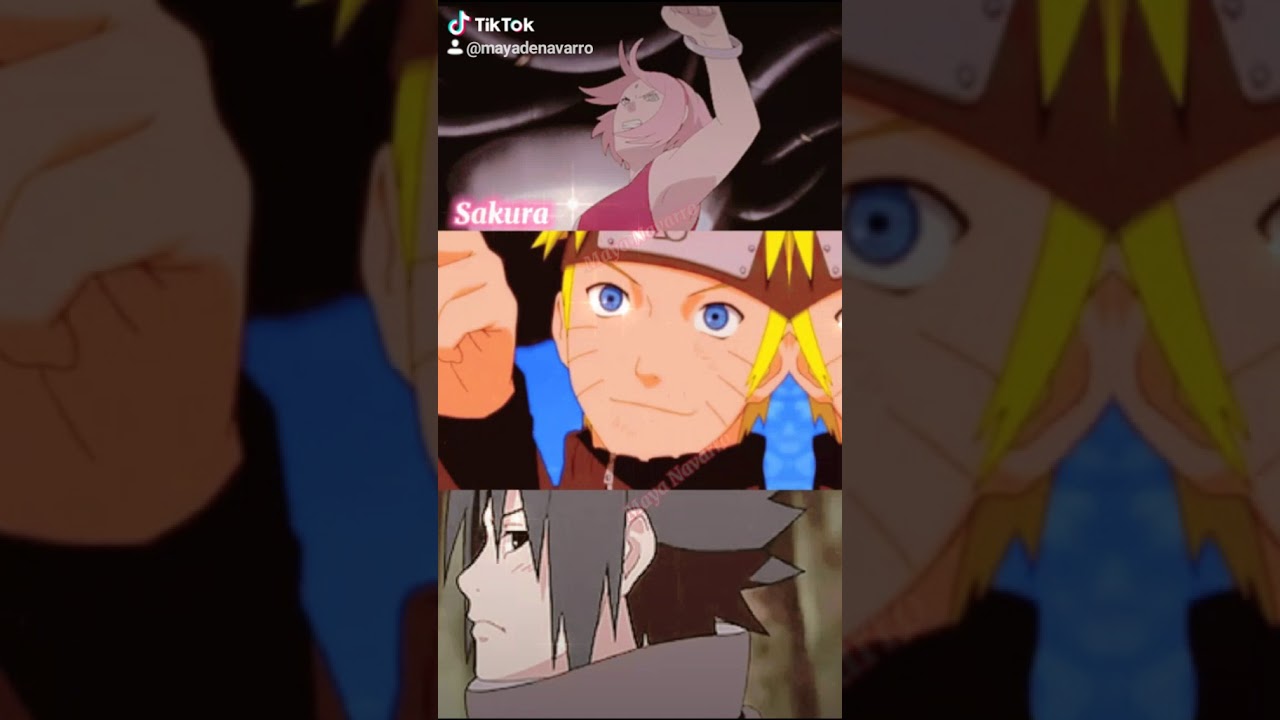equipo 7 (Sakura Haruno, Naruto Uzumaki, Sasuke Uchiha) 🦋