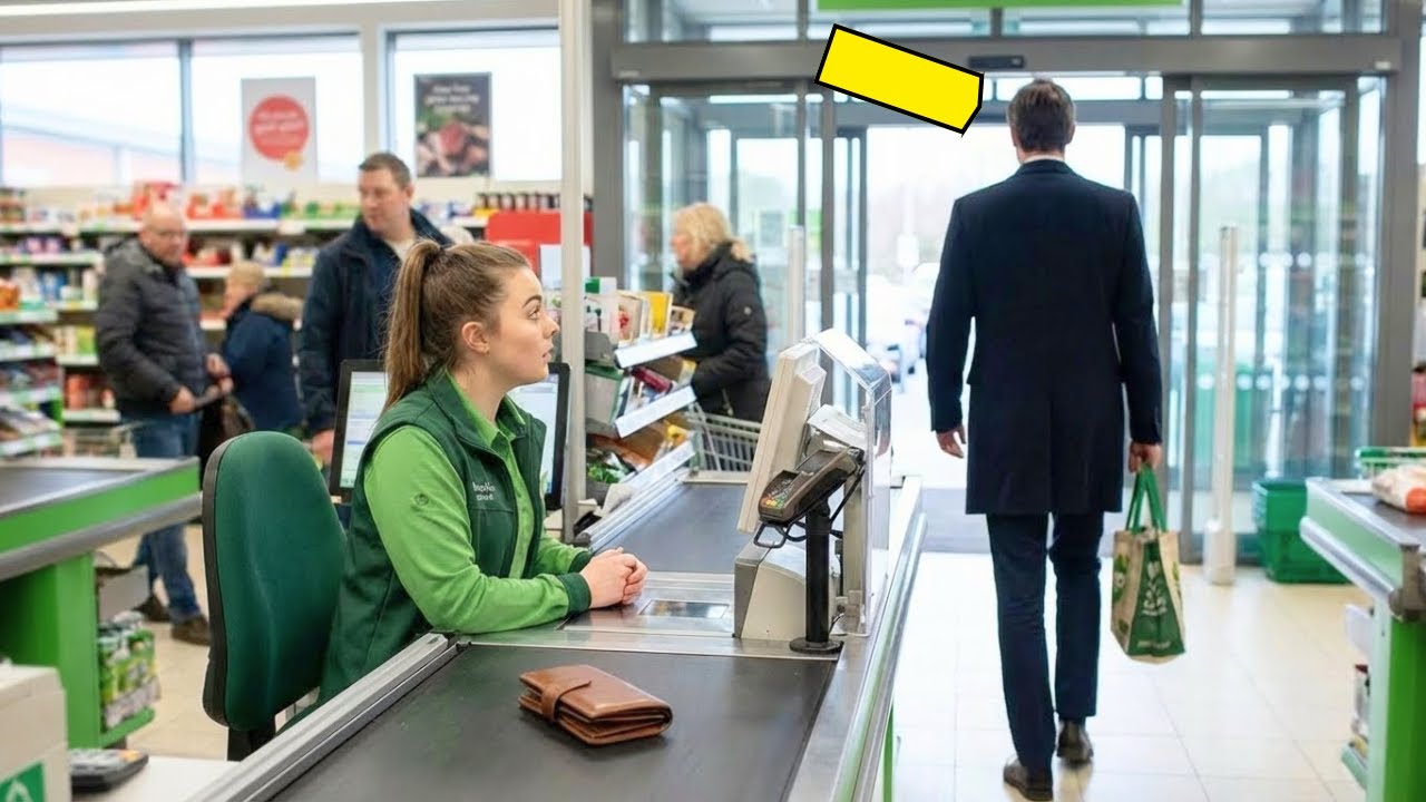 Miliarder zapomniał portfela przy kasie w supermarkecie. Kasjer, desperacko go potrzebując, zrobił c