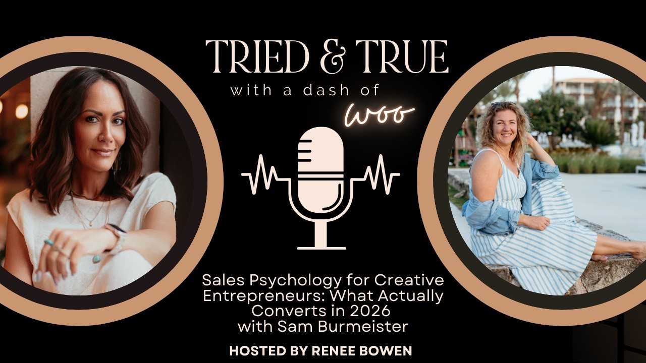Sales Psychology for Creative Entrepreneurs: What Actually Converts in 2026 with Samantha Burmeister