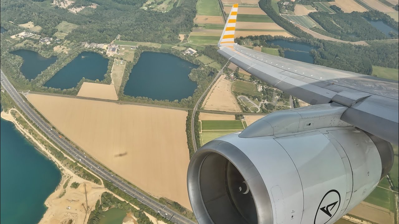 Condor Boeing 757-300 D-ABOJ Takeoff Dusseldorf to Palma Mallorca
