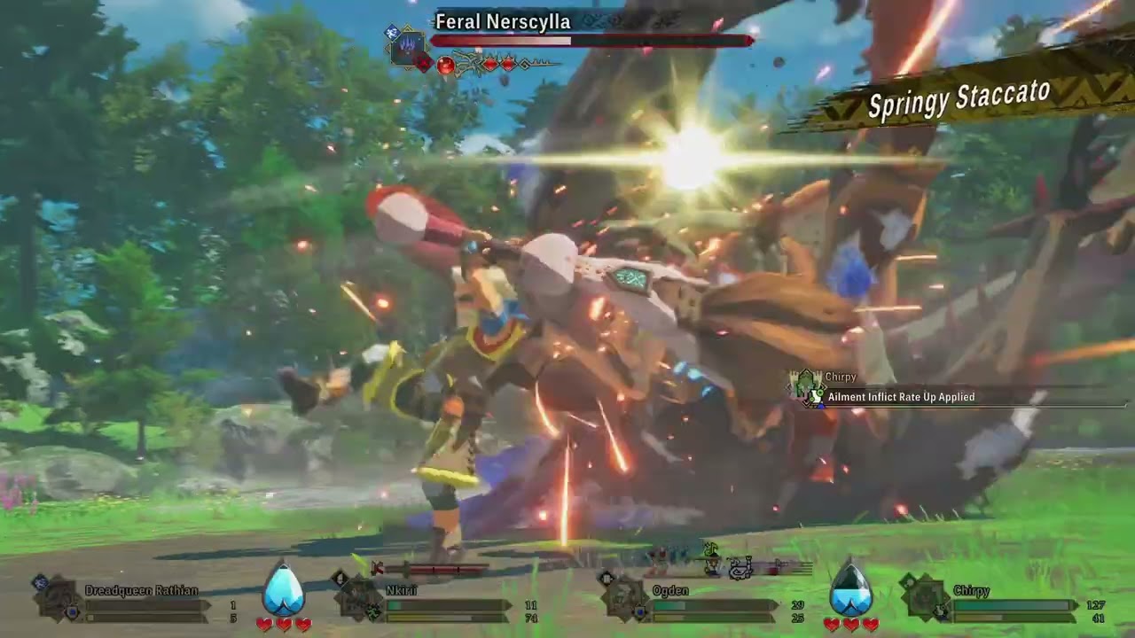 Defeating Feral Nerscylla - Monster Hunter Stories 3 Demo