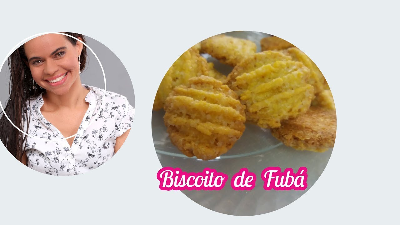 Biscoito de fubá - sem glúten e sem lactose