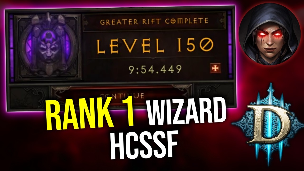 Diablo 3 - Волшебник 1-го ранга, GR150 HCSSF (38-й сезон)