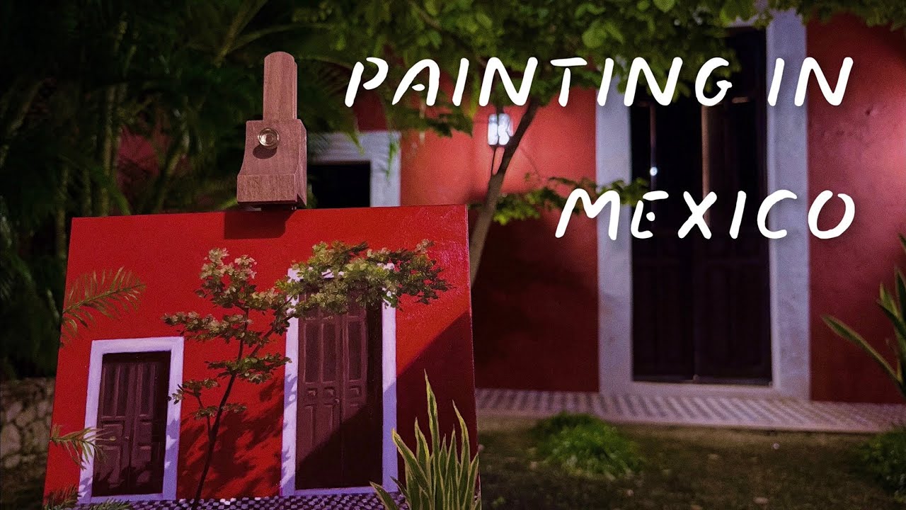 Painting Inside a Hidden Mexican Casona