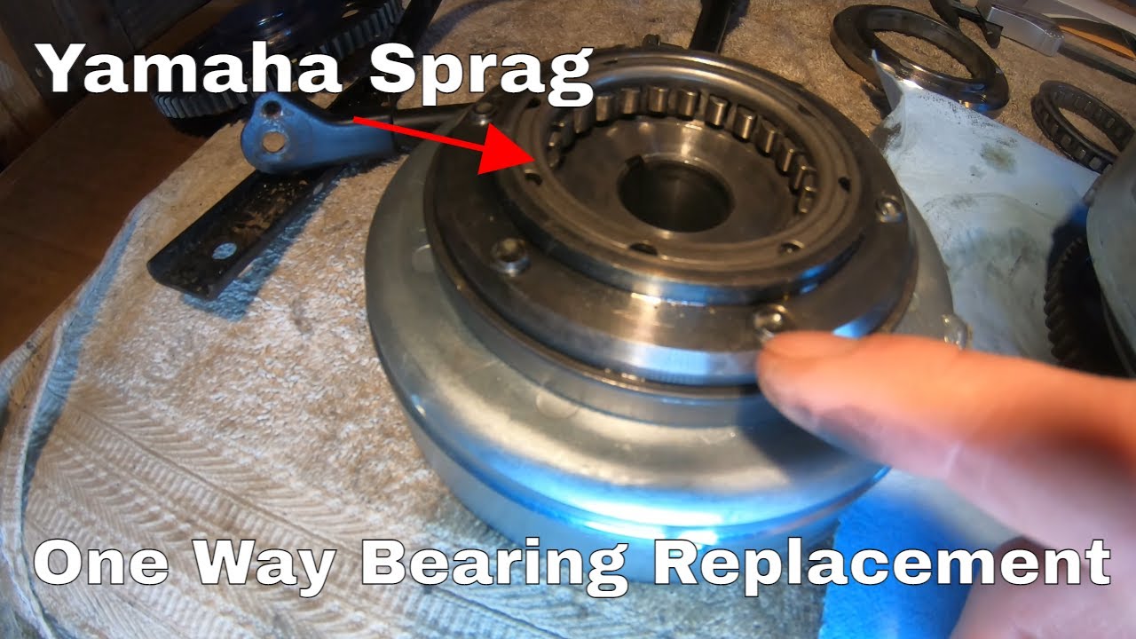 How To Replace Yamaha Big Bear One Way Starter Sprag Bearing