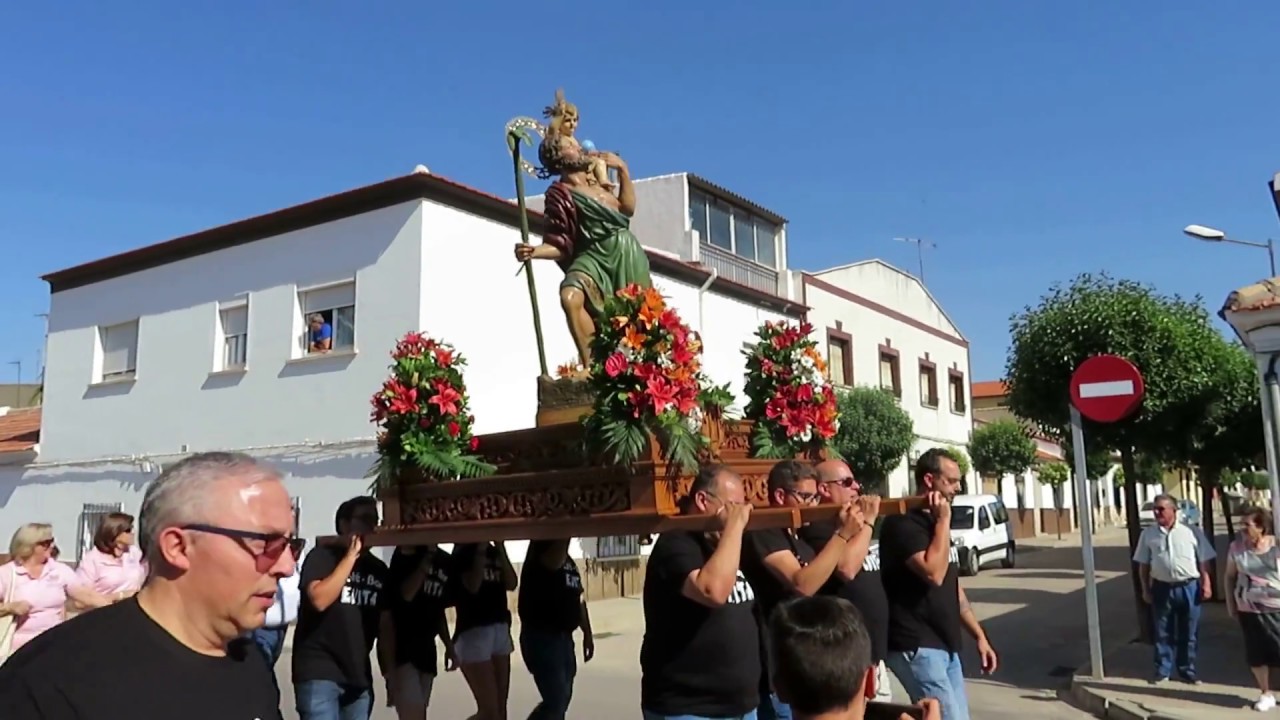 PROCESION DE SAN CRISTOBAL 8-7-2018 CAMPO DE CRIPTANA