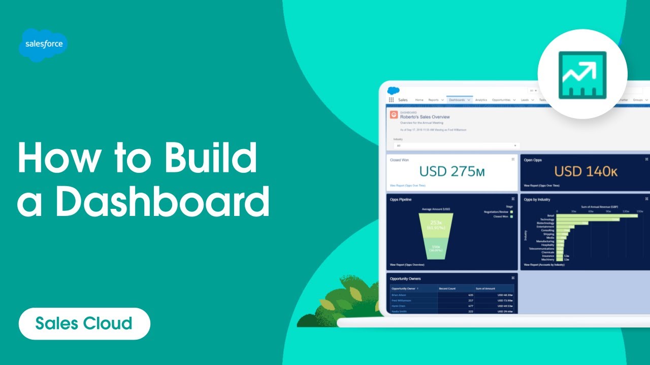 How to Build a Dashboard in Lightning Experience | Salesforce