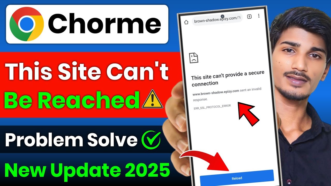 This Site Can’t Be Reached Problem Fix 2025 | Chrome Me Website Not Opening Ka Real Solution