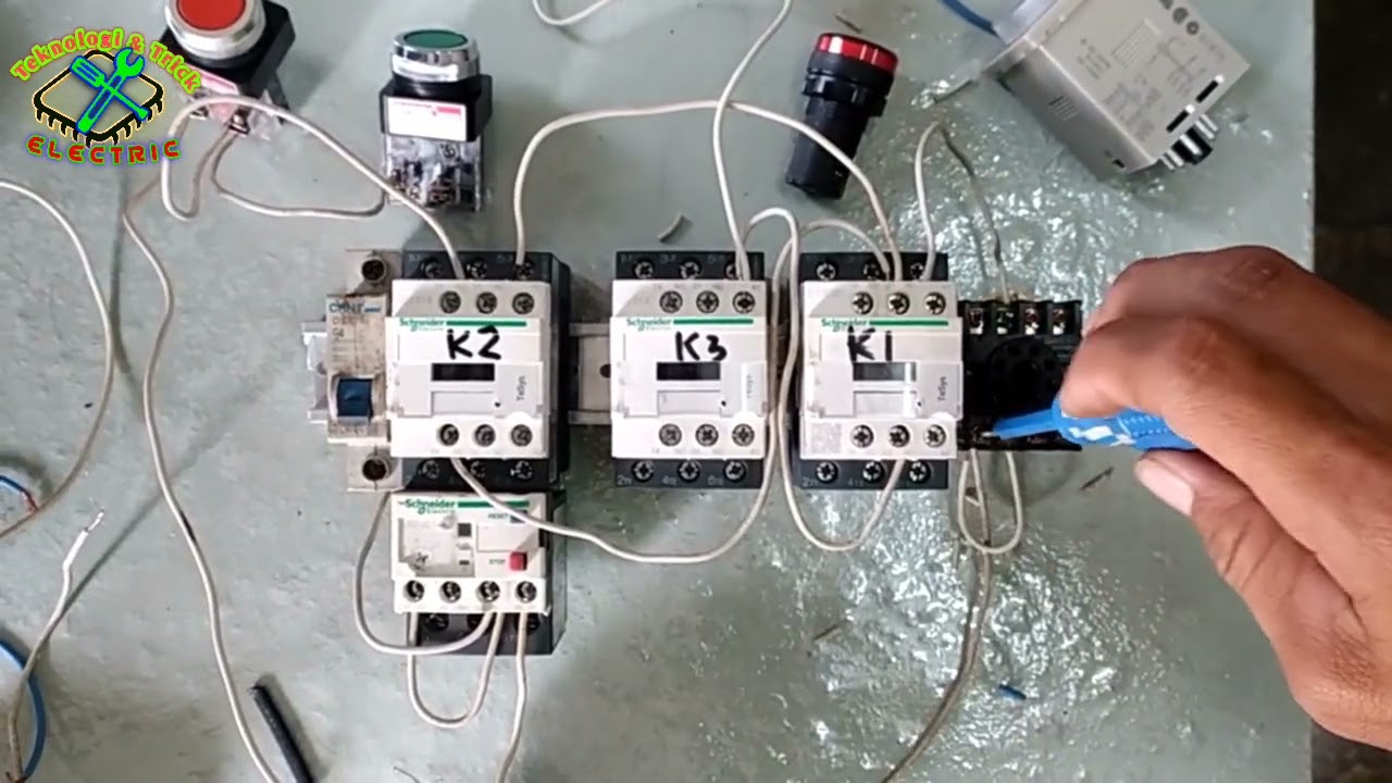 Control Panel Star Delta timer Off