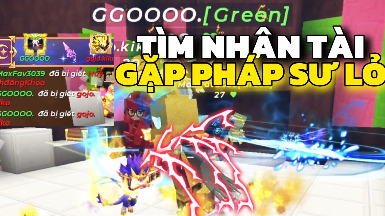 (Blockman Go) Bedwars: Tìm Nhân Tài Đấu Rank Và Cái Kết Gặp Ngay Pháp Sư Lỏ