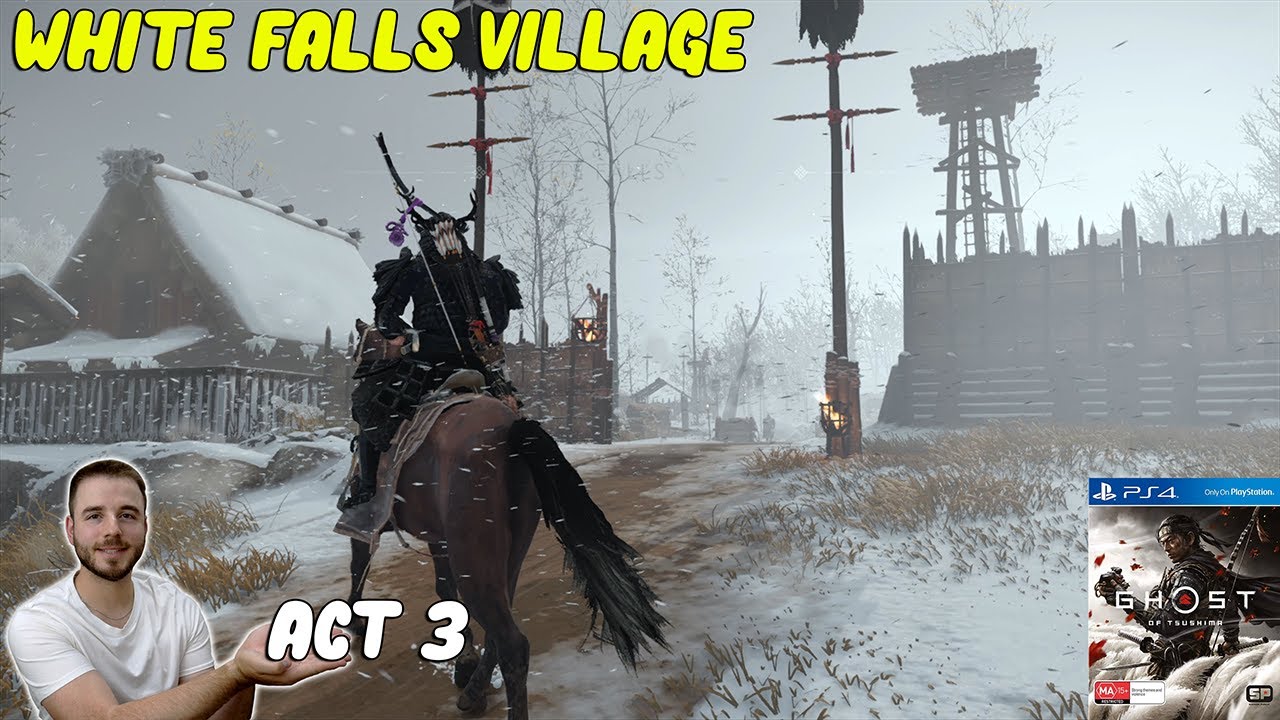 White Falls Village | GHOST OF TSUSHIMA | Act 3 | PS4 Pro (detorio)