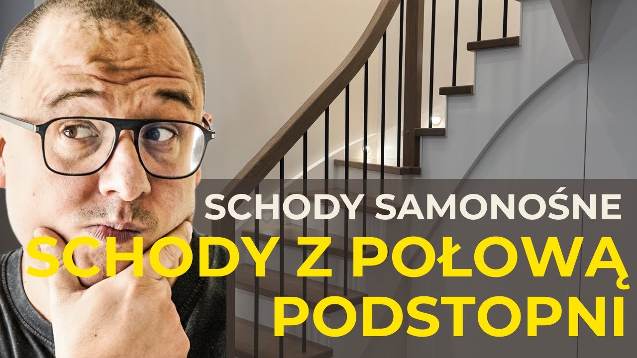 Zrobiliśmy schody samonośne częściowo z podstopniami, a częściowo bez. Do tego zabudowa.| Sob-Drew.